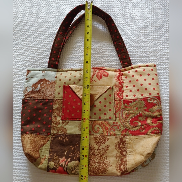 SOLD! Handmade Quilted Bag - Picture 2 of 7
